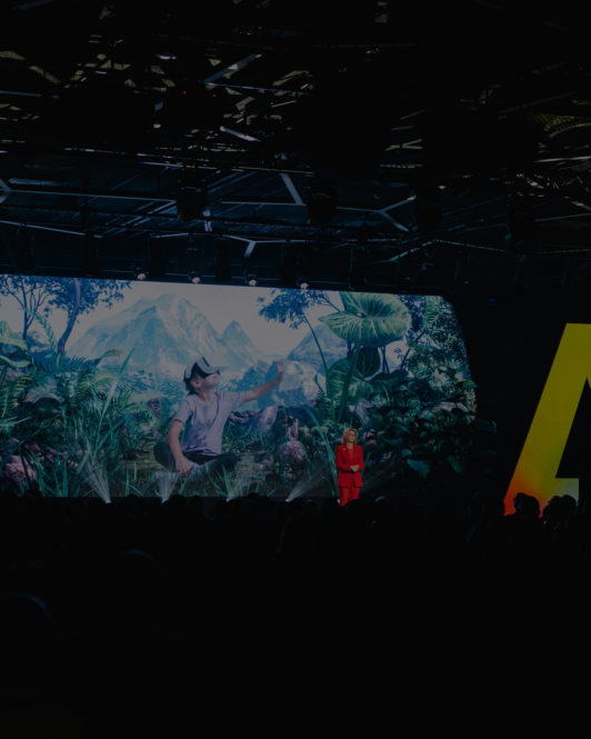 AI for Good Global Summit conference stage and audiovisual production