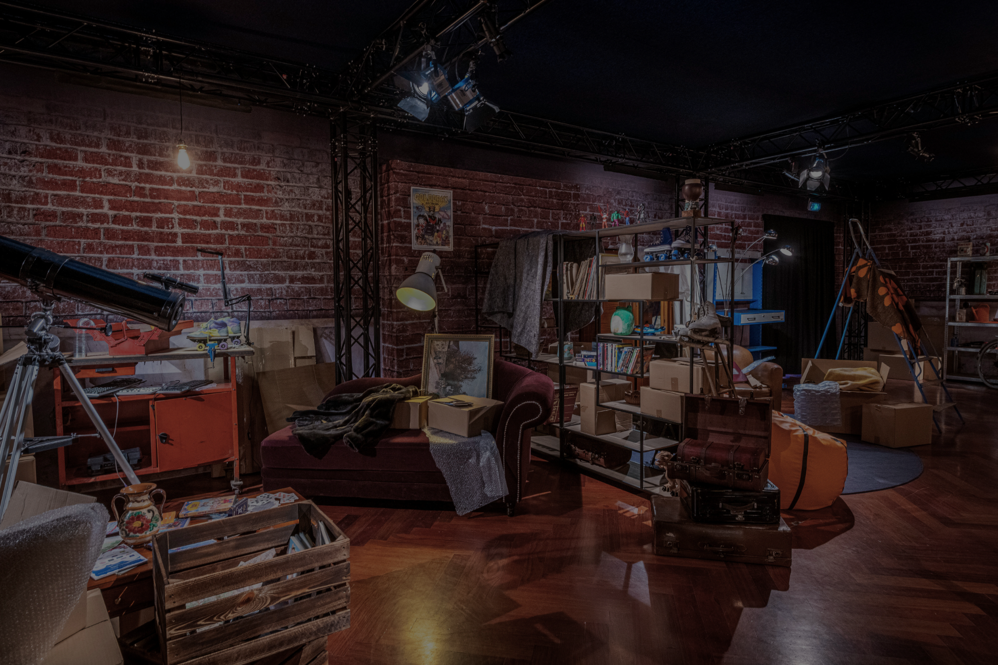 immersive exhibition scenography for Action Innocence in Geneva