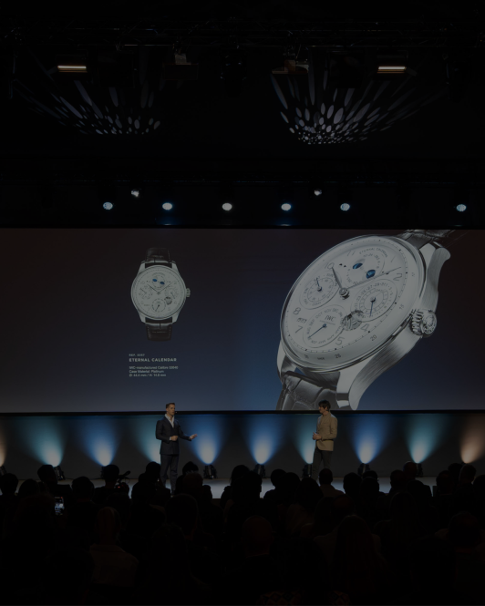 main auditorium stage design and audiovisual production Watches and Wonders Geneva