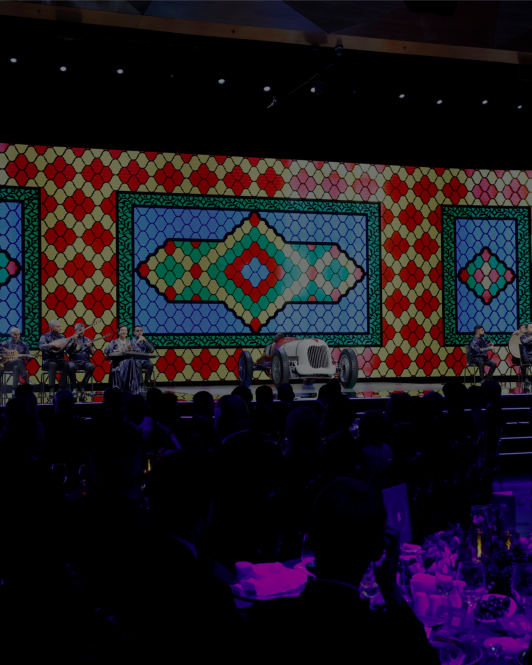 event staging and audiovisual production for FIA Prize Giving motorsport awards