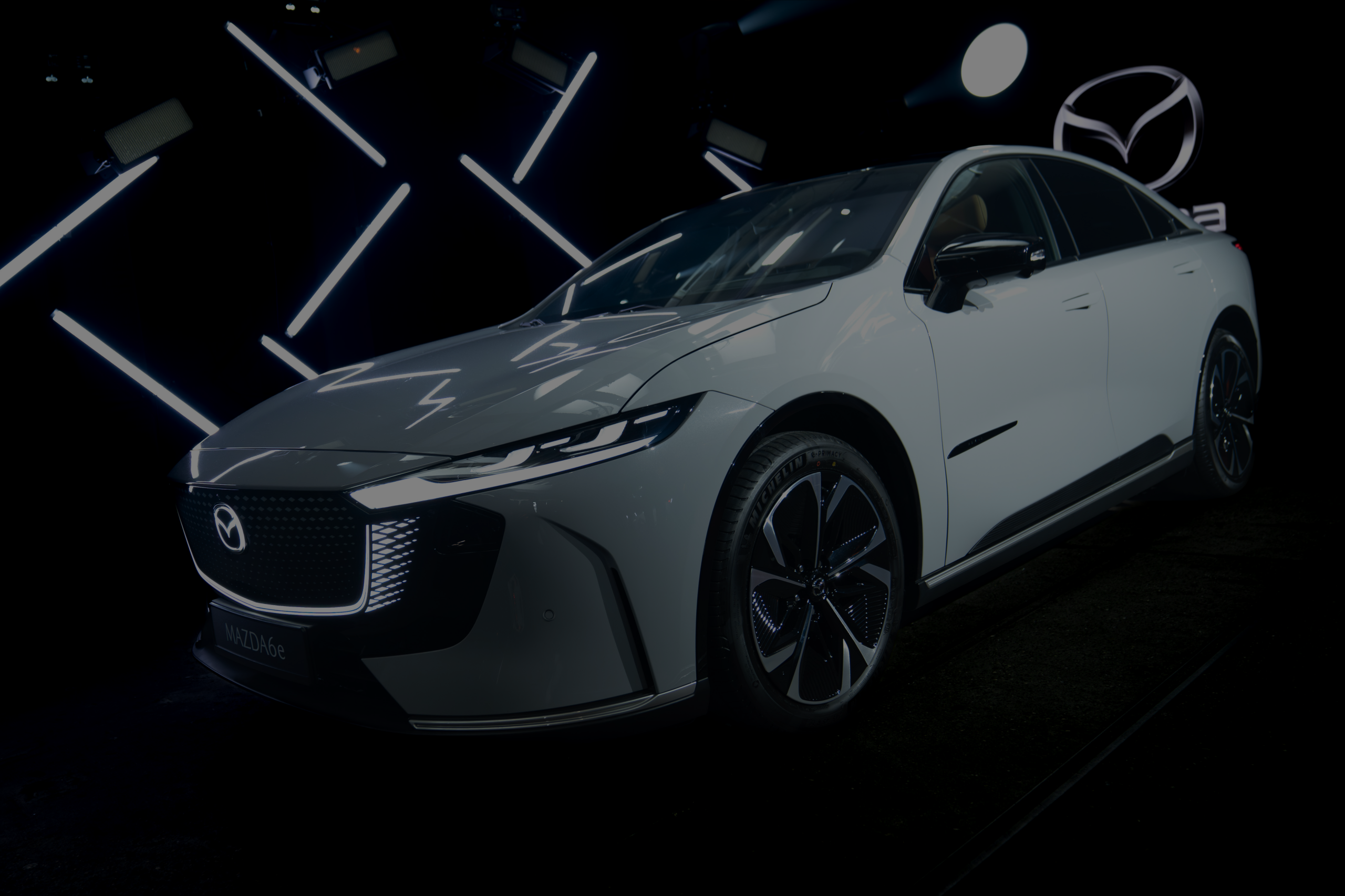 cinematic reveal film production for Mazda 6e launch