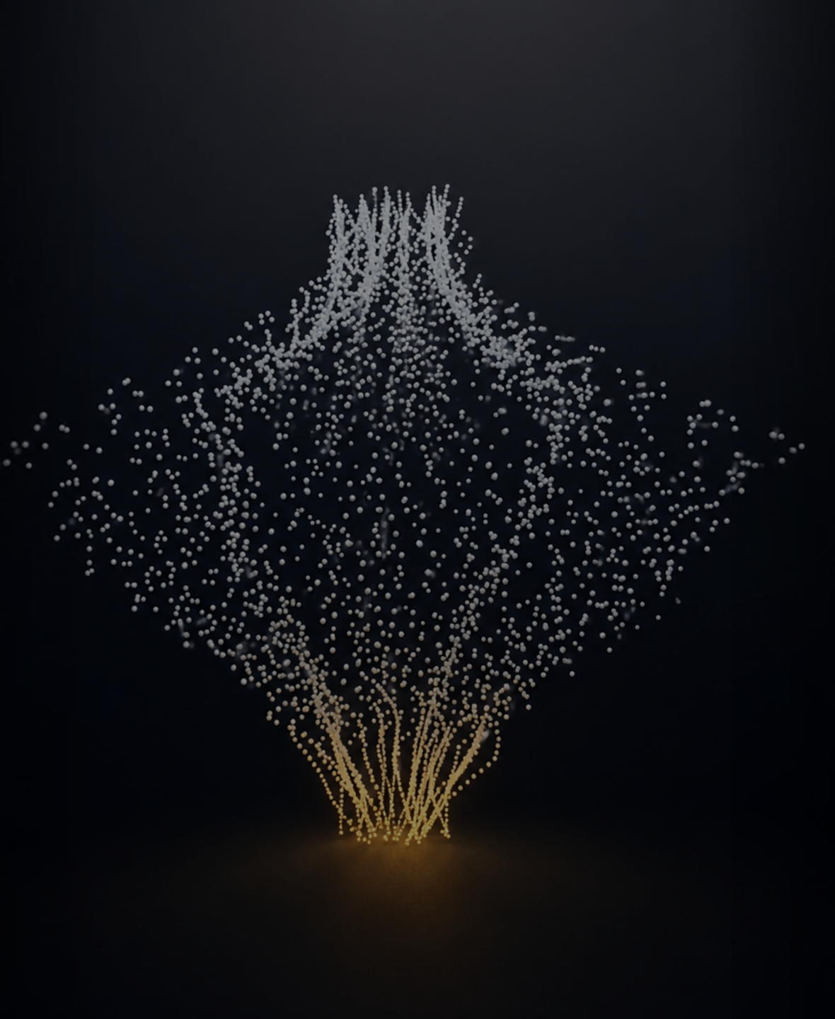 Generative artwork shaped by live brain activity for Humankind, Dorier’s Creative Technology experience